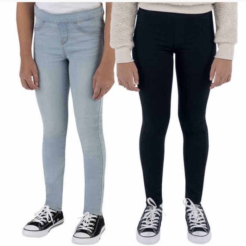 NWT 2 Pair Levis Jeans Pull On Girls Sz 12  BACK TO SCHOOL